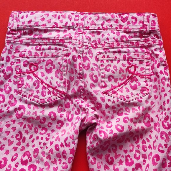 Place jeggings animal print pink girls' size 10 - Picture 4 of 8